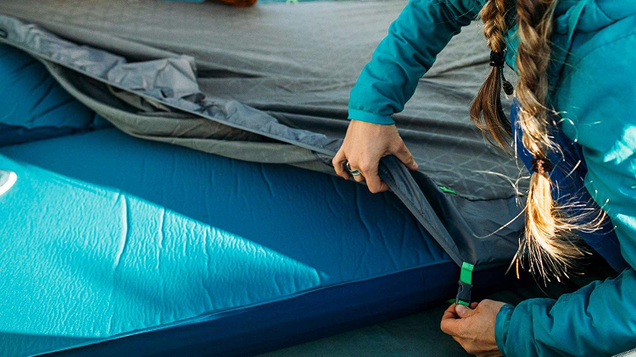The warmest of our picks, the Therm-a-Rest MondoKing 3D is great for all-seasons, and at 4" thick, offers a comfortable base for your sleeping bag.